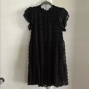 Nordstrom Black Sheer Dress
